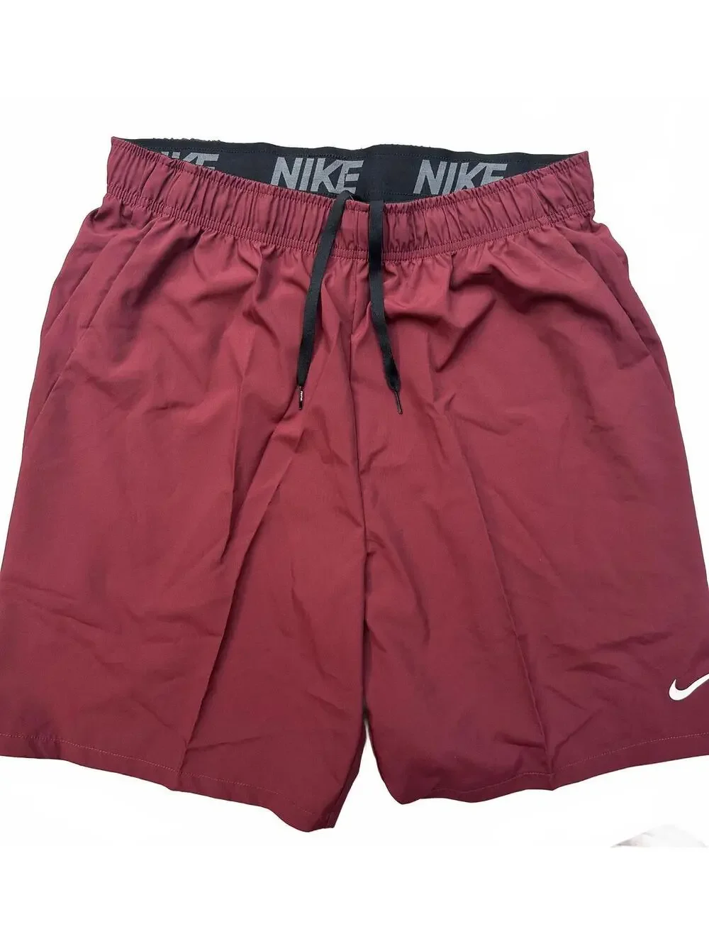 NWT Nike Flex Woven 2.0 Shorts Men L Cardinal Red Dri-FIT Training AQ3496-610